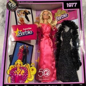 My Favourite Barbie 50th Anniversary Superstar Fashion Model Barbie Doll 1977